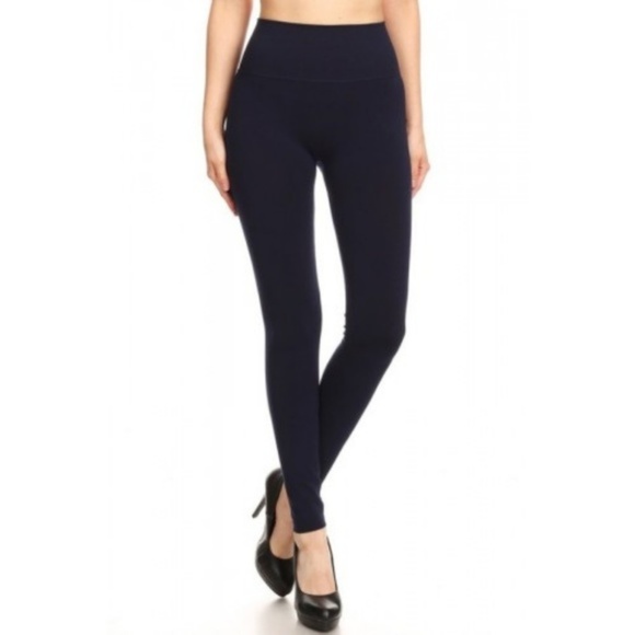 High Waist Tummy Control Slimming Leggings - Picture 1 of 4